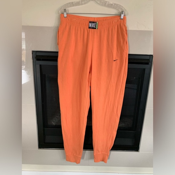 Nike Women's Orange Jogger Pants - Picture 1 of 11
